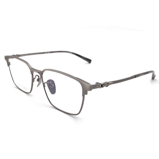 Gothic Titanium Square Eyeglasses for Men & Women – Designer Full-Rim Optical Frame CH8059