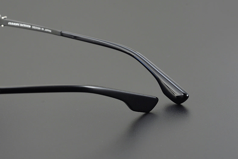 CH8148 Chrome Hearts 風格眉線眼鏡 | 哥德式方形純鈦眼鏡,醋酸纖維鏡框 - 防藍光和可配度數鏡片