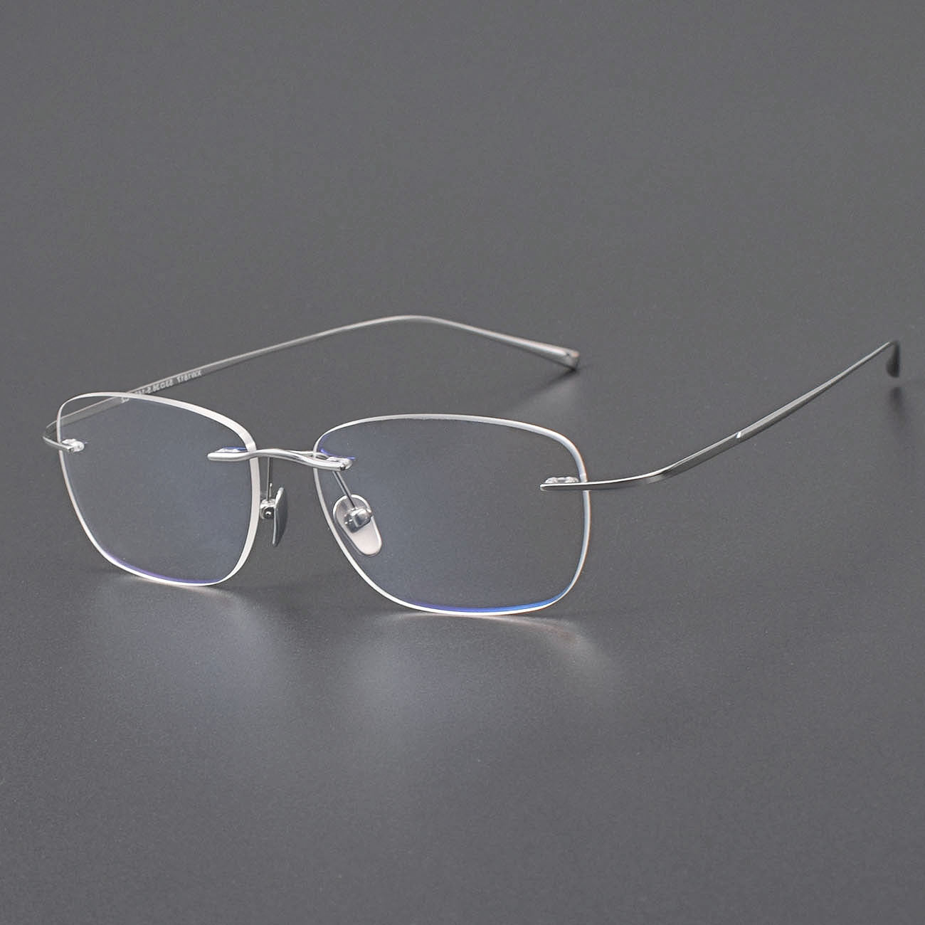 Luxury Pure Titanium Rimless Glasses | Screwless Ultra-Light Gold Optical Frame for Men & Women XW1817