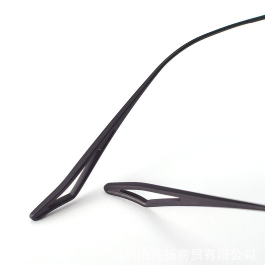 Blade Rimless Square Glasses | Ultra-Light Pure Titanium Designer Optical Frame with Photochromic Lens Option 22-197 - HP eyeglasses
