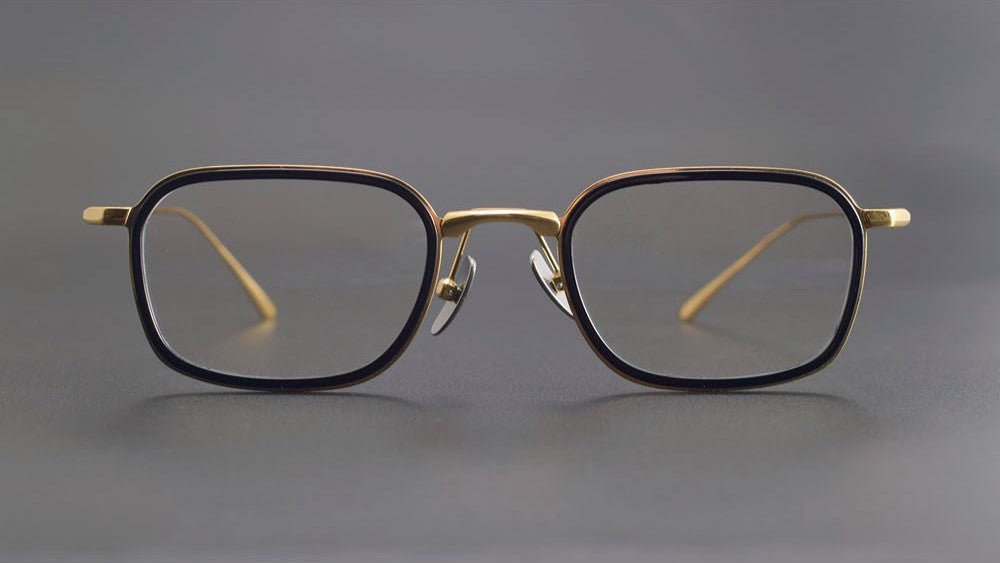 BRADBURY Japanese Retro Square Titanium Glasses - Ultra - Light 17g Full Frame Eyewear - HP eyeglasses