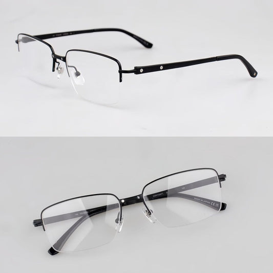 Cartier - Style Pure Titanium Semi Rimless Glasses Lightweight Designer Business Optical Frame – CT0554O - HP eyeglasses