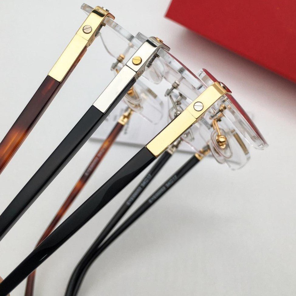 Cartier - Style Ultra - Light Rimless Business Glasses Frame – EYE00053 - HP eyeglasses