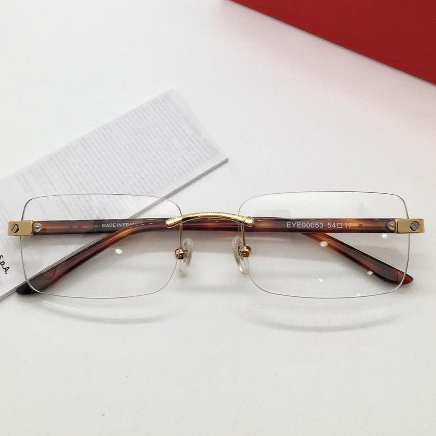 Cartier - Style Ultra - Light Rimless Business Glasses Frame – EYE00053 - HP eyeglasses