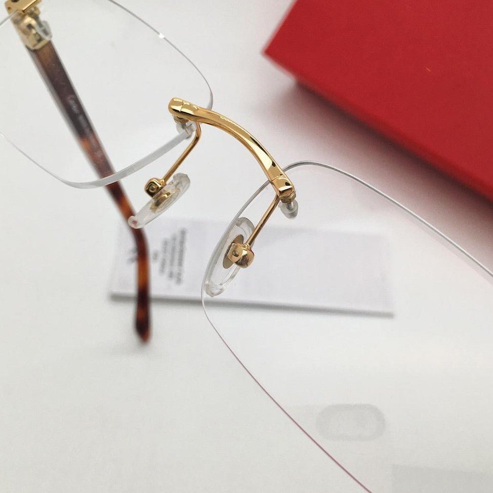 Cartier - Style Ultra - Light Rimless Business Glasses Frame – EYE00053 - HP eyeglasses