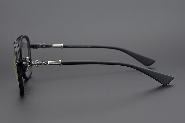 CH Style Aviator Glasses – Gothic Double Bridge Titanium Frame (56mm) - BELLA - HP eyeglasses