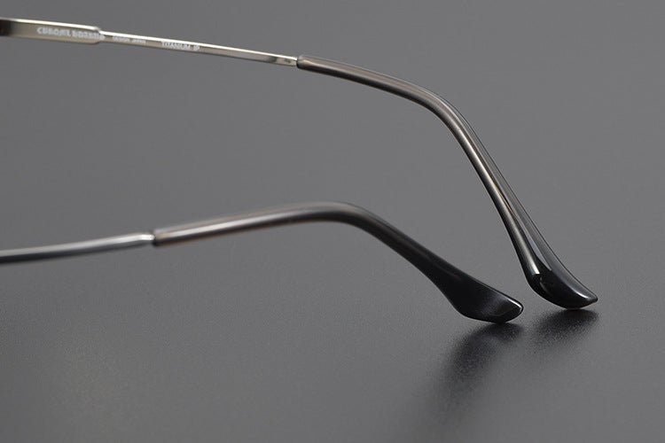 CH5511 Lightweight Titanium Square Glasses – Minimalist Acetate Full Frame for Blue Light - HP eyeglasses