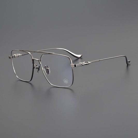 CH8146 Chrome Hearts style Gothic Holy Dagger Design Titanium Aviator Glasses – Double Bridge - HP eyeglasses