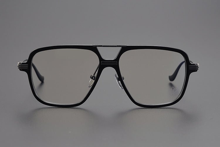 Chrome Hearts inspired Gothic Aviator Glasses – Holy Dagger Double Bridge Frame - CH8182 - HP eyeglasses