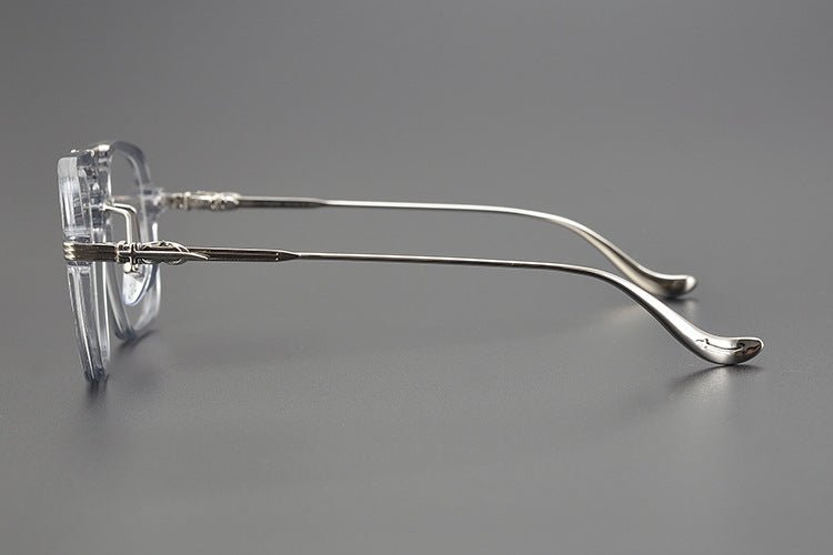 Chrome Hearts inspired Gothic Aviator Glasses – Holy Dagger Double Bridge Frame - CH8182 - HP eyeglasses