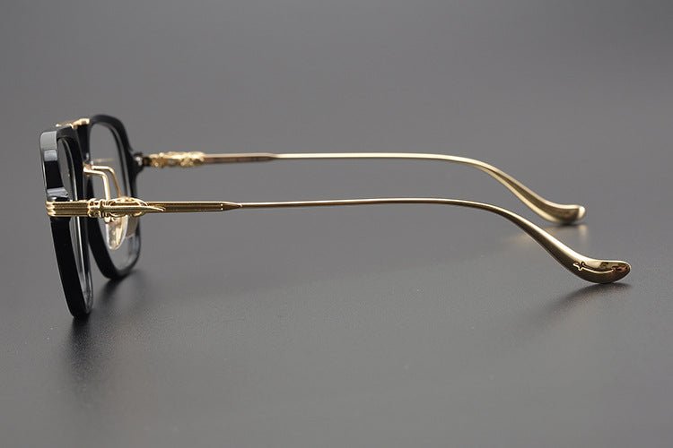 Chrome Hearts inspired Gothic Aviator Glasses – Holy Dagger Double Bridge Frame - CH8182 - HP eyeglasses