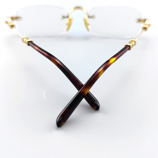 Chrome Hearts - Inspired Gothic - Style PILLS I Rimless Glasses | Handmade Titanium Alloy Eyewear | Punk Style Frames - HP eyeglasses