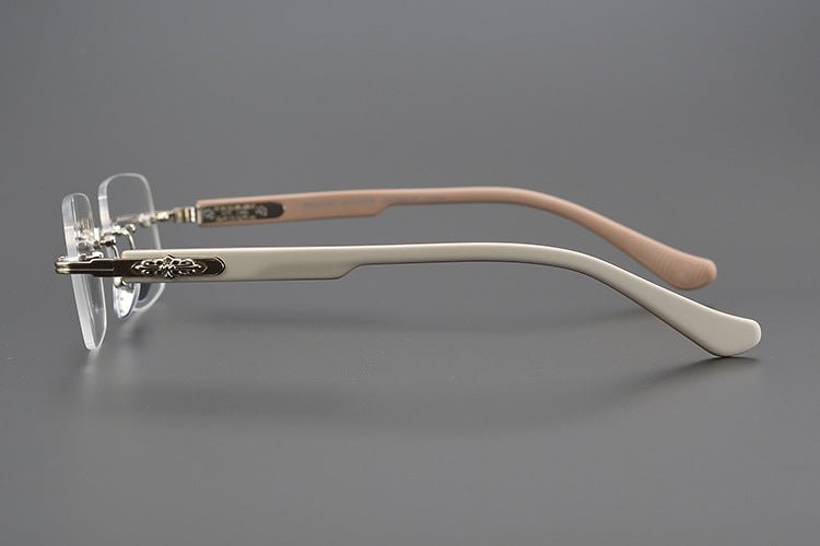 Chrome Hearts - Inspired rimless square glasses | Japanese Craftsmanship Pure Titanium Square Frames - HP eyeglasses