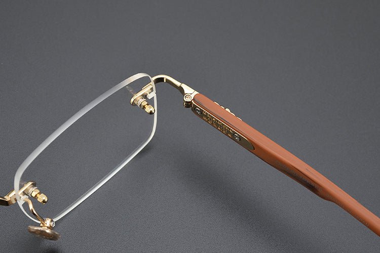 Chrome Hearts - Inspired rimless square glasses | Japanese Craftsmanship Pure Titanium Square Frames - HP eyeglasses