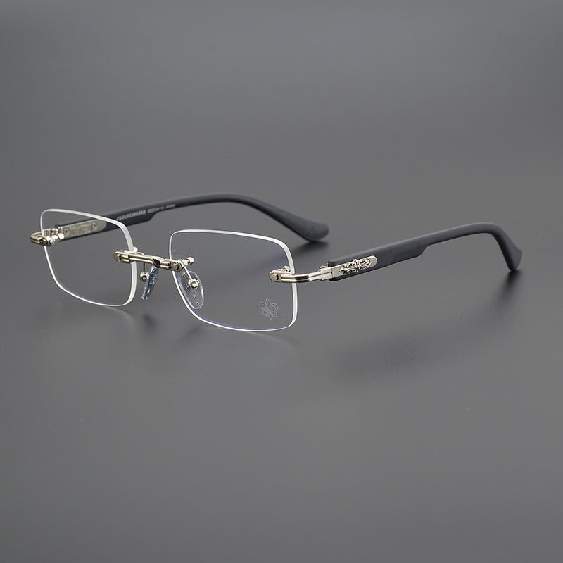 Chrome Hearts - Inspired rimless square glasses | Japanese Craftsmanship Pure Titanium Square Frames - HP eyeglasses