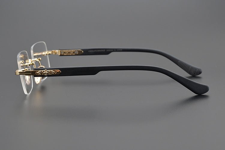 Chrome Hearts - Inspired rimless square glasses | Japanese Craftsmanship Pure Titanium Square Frames - HP eyeglasses