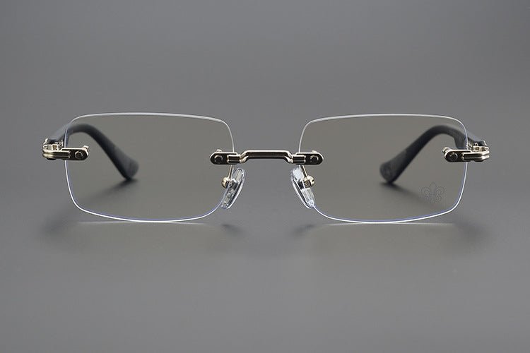 Chrome Hearts - Inspired rimless square glasses | Japanese Craftsmanship Pure Titanium Square Frames - HP eyeglasses