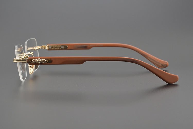 Chrome Hearts - Inspired rimless square glasses | Japanese Craftsmanship Pure Titanium Square Frames - HP eyeglasses