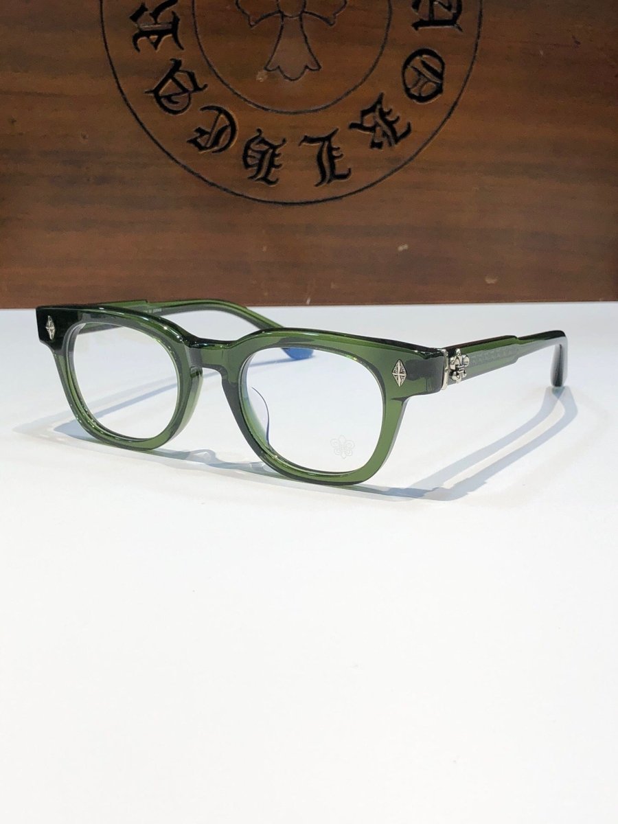 Chrome Hearts - Style Acetate Glasses Frame Full Rim Optical Eyeglasses Designer Round Square Prescription Glasses CH8204 - HP eyeglasses