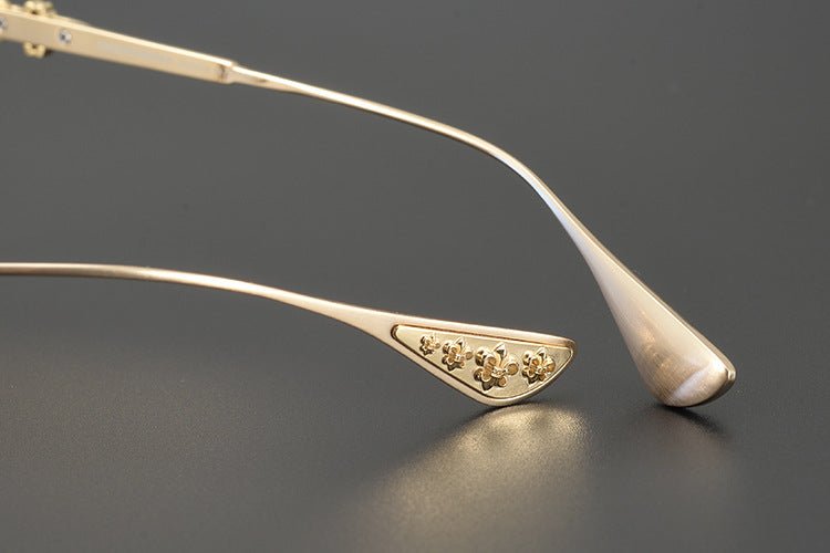 Chrome Hearts style Gothic Holy Dagger Aviator Glasses – Titanium Double Bridge Frame - CH8032 - HP eyeglasses