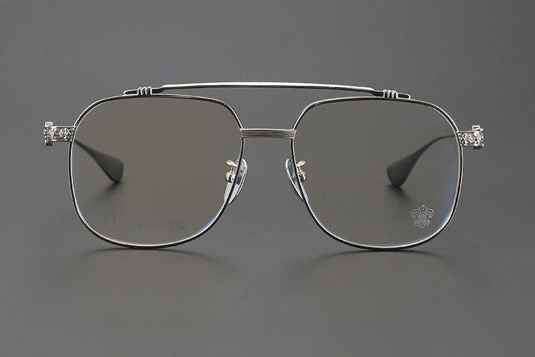 Chrome Hearts style Gothic Holy Dagger Aviator Glasses – Titanium Double Bridge Frame - CH8032 - HP eyeglasses