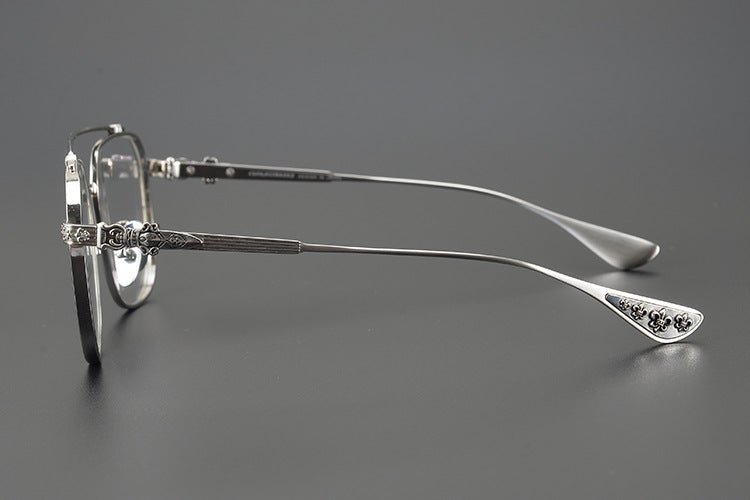 Chrome Hearts style Gothic Holy Dagger Aviator Glasses – Titanium Double Bridge Frame - CH8032 - HP eyeglasses