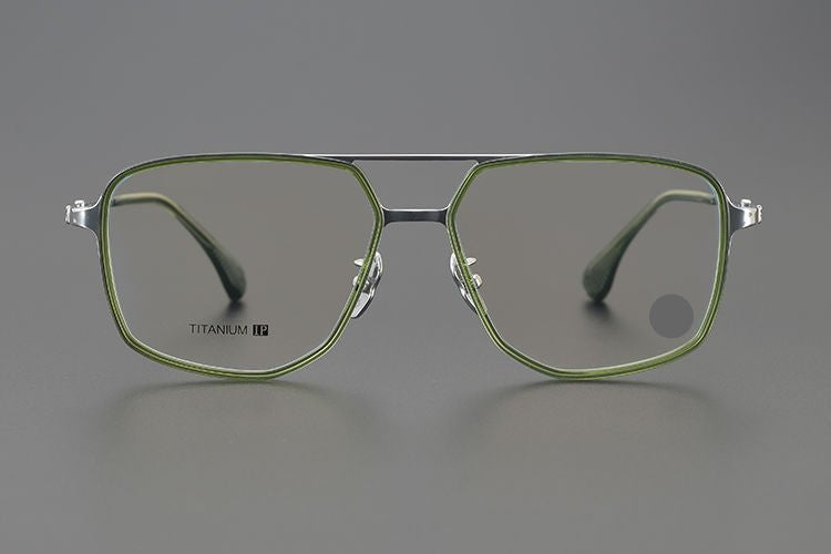 Chrome Hearts style Gothic Holy Dagger Retro Titanium Aviator Glasses – Gothic Double Bridge Frame - CH5513 - HP eyeglasses