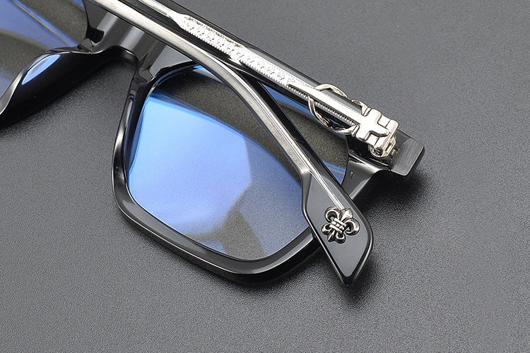 Chrome Hearts - Style Oversized Designer Acetate Eyeglasses Frame – Handmade Full Rim Fashion Optical Glasses CH8266 - HP eyeglasses