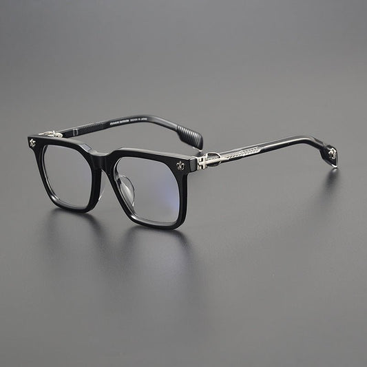 Chrome Hearts - Style Oversized Designer Acetate Eyeglasses Frame – Handmade Full Rim Fashion Optical Glasses CH8266 - HP eyeglasses