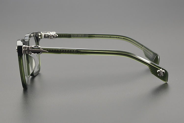 Chrome Hearts - Style Oversized Designer Acetate Eyeglasses Frame – Handmade Full Rim Fashion Optical Glasses CH8266 - HP eyeglasses