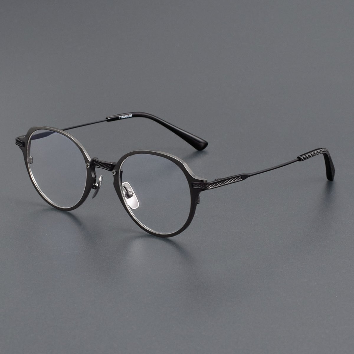 DITA Style DTX - 426 Pure Titanium Full Rim Round Eyeglass Frame | Designer Optical Glasses for Men & Women | Lightweight Blue Light & Prescription Ready - HP eyeglasses
