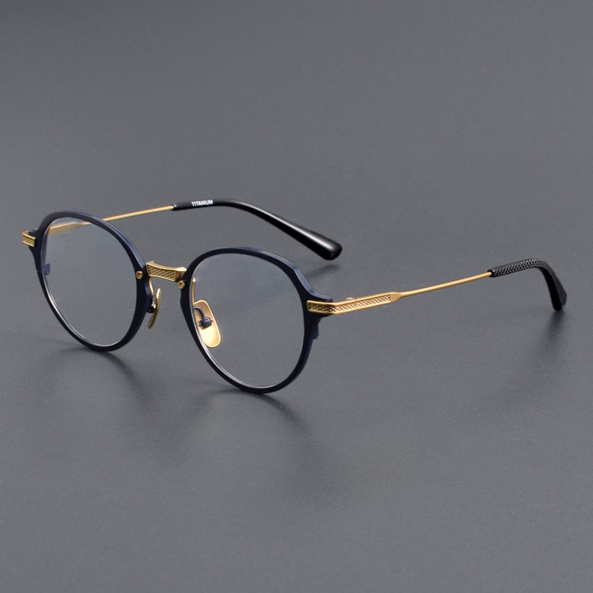 DITA Style DTX - 426 Pure Titanium Full Rim Round Eyeglass Frame | Designer Optical Glasses for Men & Women | Lightweight Blue Light & Prescription Ready - HP eyeglasses