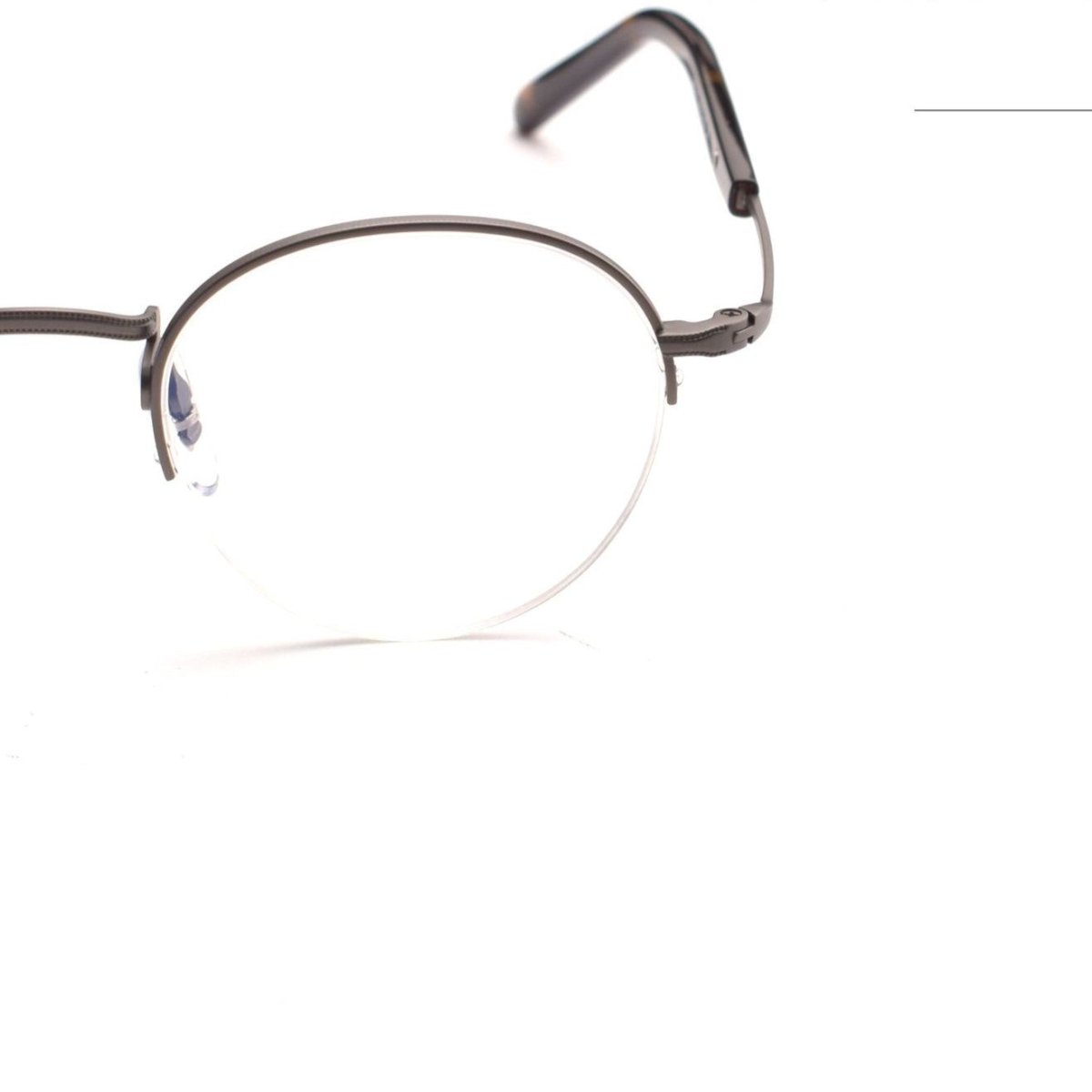 GMS - 110 Titanium Semi - Rimless Round Glasses – MASUNAGA Same Style - HP eyeglasses