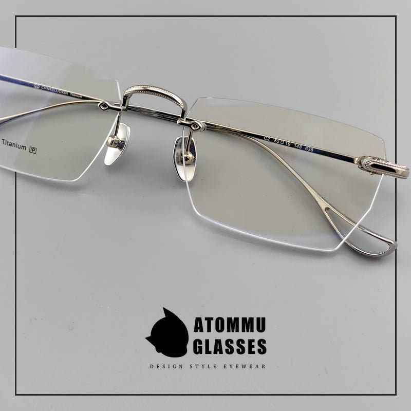 Gothic - Style Designer Pure Titanium Rimless Eyeglasses - Chrome Hearts - Inspired Frames - EO - 638 - HP eyeglasses
