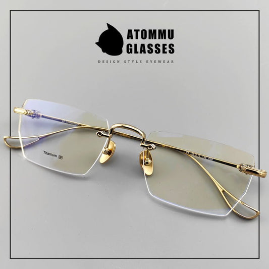 Gothic - Style Designer Pure Titanium Rimless Eyeglasses - Chrome Hearts - Inspired Frames - EO - 638 - HP eyeglasses