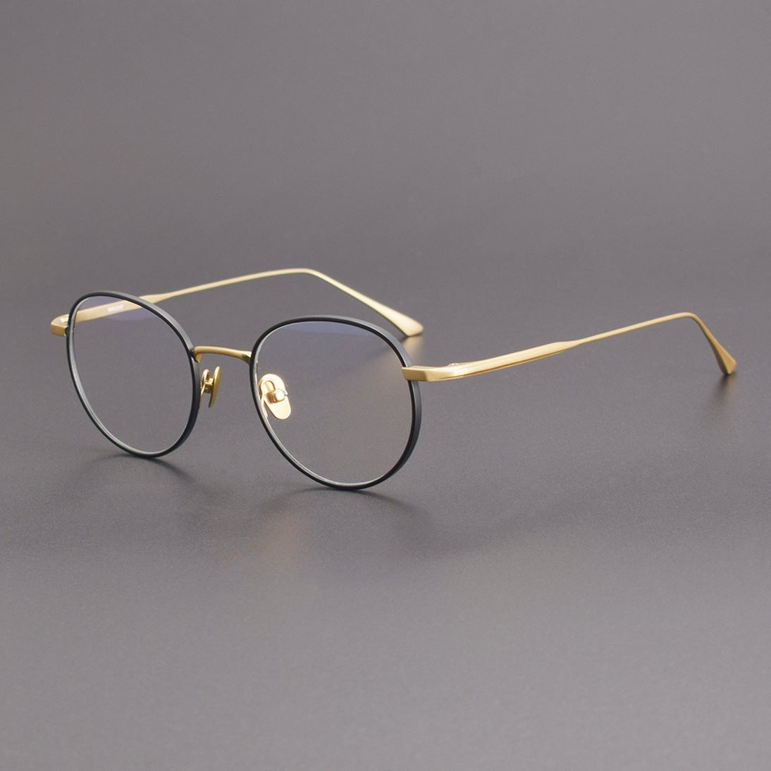 Japanese Designer Round Titanium Glasses | Vintage 48mm Lightweight Prescription Eyeglasses for Men & Women ZY-WRICHT - HP eyeglasses