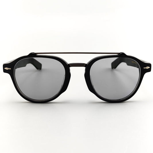 JMM Double Bridge Thick Acetate Eyeglass Frame | Unisex Aviator Blue Light Blocking Glasses for High Prescription - HP eyeglasses