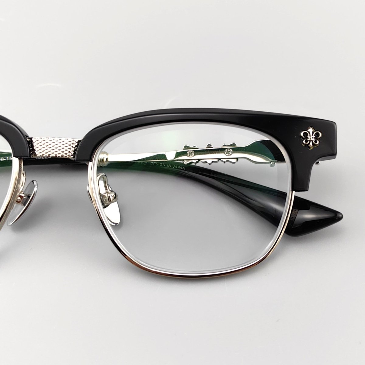 Limited Edition Handcrafted Browline Eyeglass Frame | Gothic Carved Acetate – CH8224 - HP eyeglasses