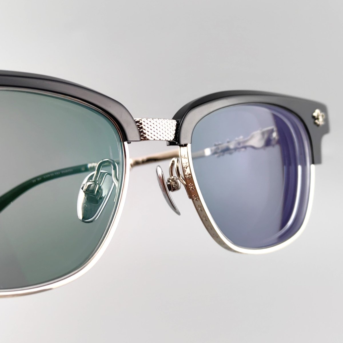 Limited Edition Handcrafted Browline Eyeglass Frame | Gothic Carved Acetate – CH8224 - HP eyeglasses