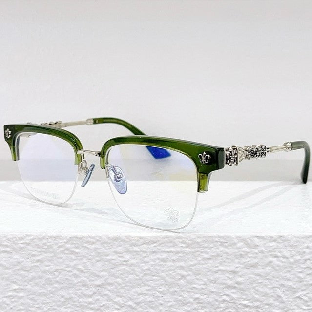 Limited Edition Handcrafted Browline Eyeglass Frame | Gothic Carved Acetate – CH8224 - HP eyeglasses