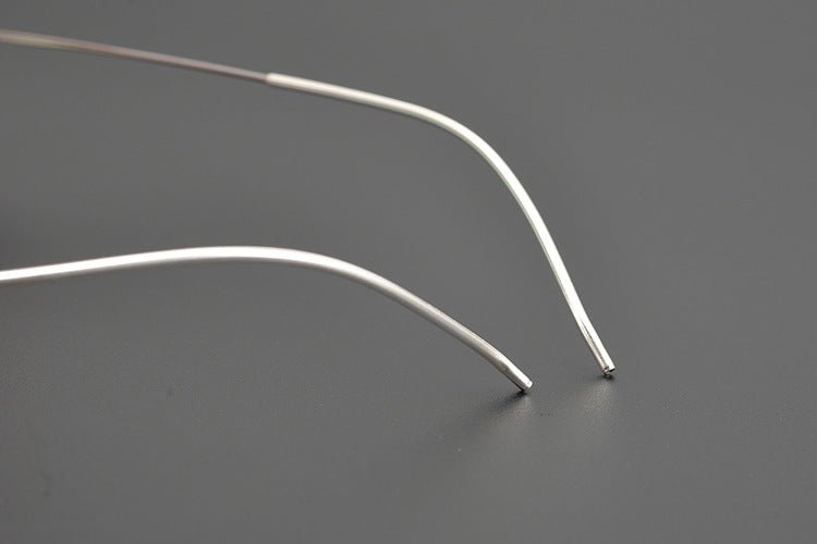 Lindberg - Inspired 925 Silver & Titanium Rimless Eyeglasses – Ultra - Lightweight, No - Screw Frame for Men | Master - Crafted Minimalist Design - HP eyeglasses