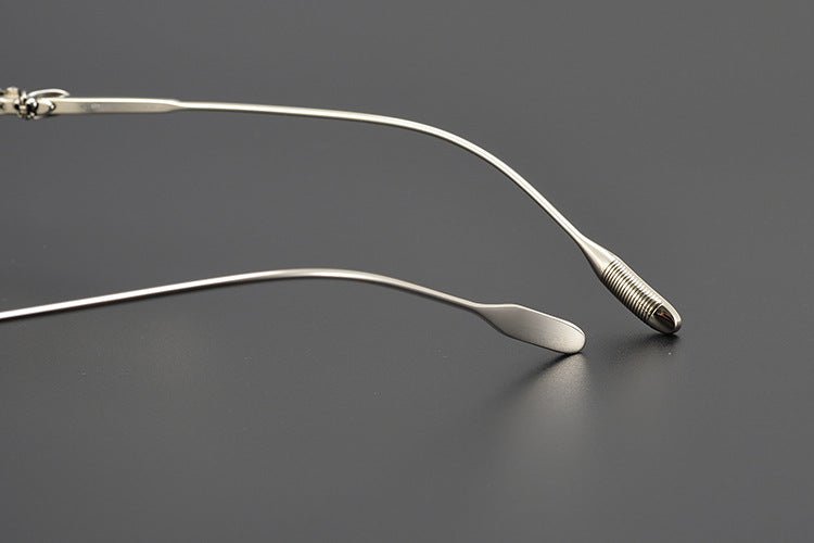 LORDIE Designer Rimless Glasses – Gold Frameless Eyewear with Titanium Temples | Stylish Lightweight Eyeglasses for Men & Women - HP eyeglasses