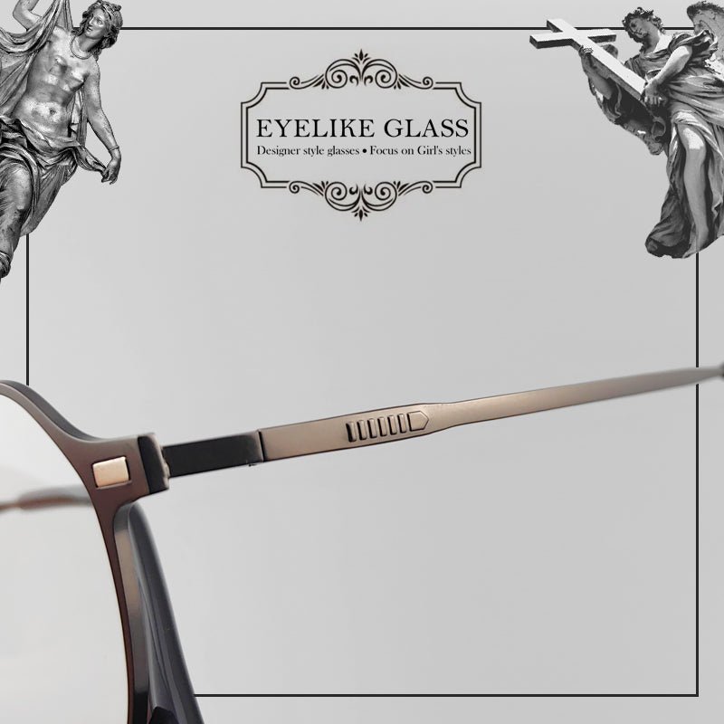 Magnetic Round Glasses for Men & Women – Full Frame Eyeglasses with Magnetic Clip - On Sunglasses | Prescription Ready, Ultra - Light Design - HP eyeglasses