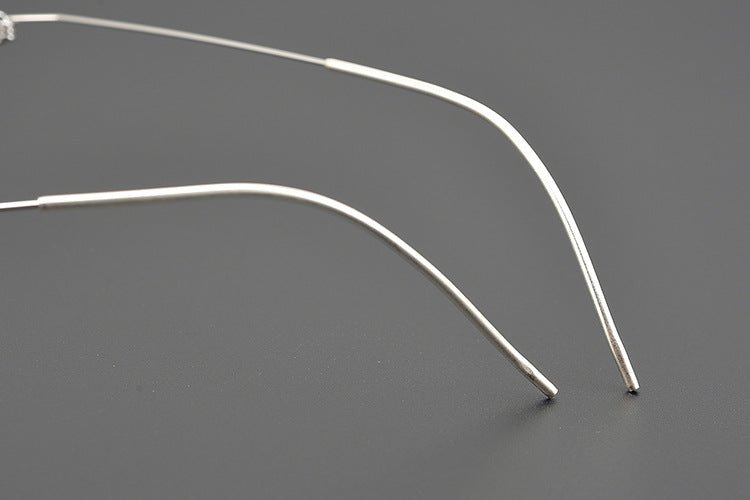 Minimalist 925 Silver Fullrim Glasses – Ultra - Light Lindberg - Inspired No - Screw Eyewear | Square & Round Eyeglass Frames for Men & Women - HP eyeglasses