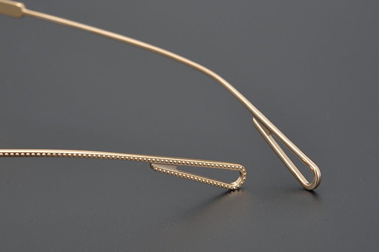 SEXCEL Gothic Round Glasses - Chrome Hearts Style Titanium Full Frame (50mm) - HP eyeglasses