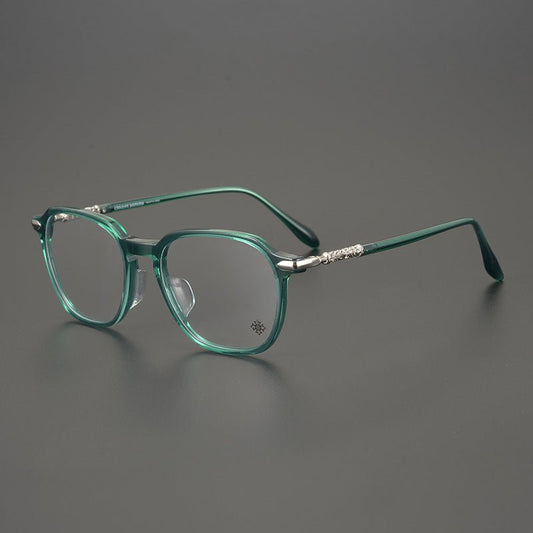 Taihachiro Japanese Handmade Acetate Glasses – Pastel Candy Color Frames | Unisex Blue Light - HP eyeglasses