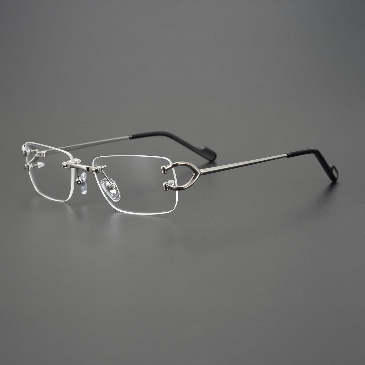 Trendy Rimless Pure Titanium Glasses with UV Protection for Men & Women – CT0344O - HP eyeglasses