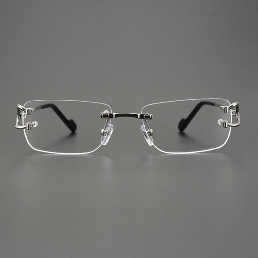 Trendy Rimless Pure Titanium Glasses with UV Protection for Men & Women – CT0344O - HP eyeglasses
