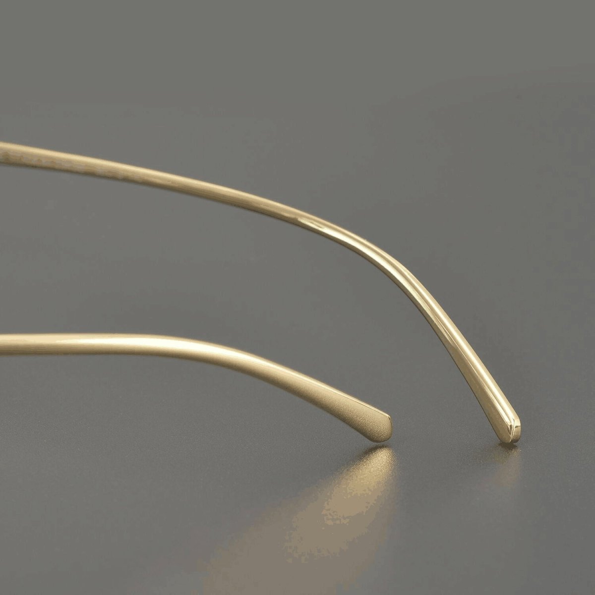Ultra - Light Pure Titanium Rimless Square Glasses with Panther Head | Prescription Eyewear for Men – 8200875 - HP eyeglasses