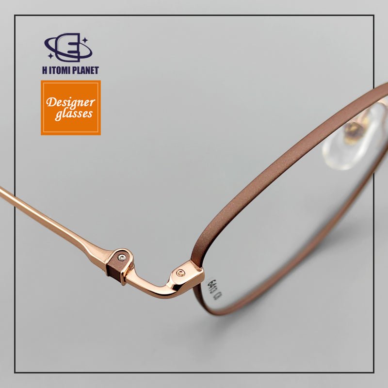 Women's Pure Titanium Butterfly Glasses – Floral Hairpin Accent & 10g Lightweight - HP eyeglasses